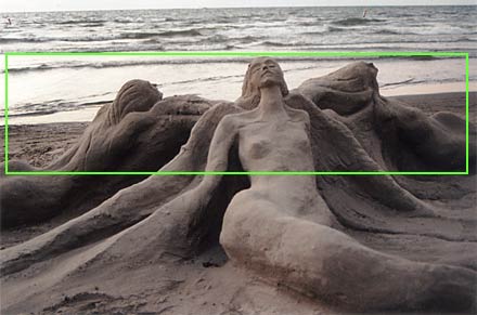 Erie Sirens sand sculpture