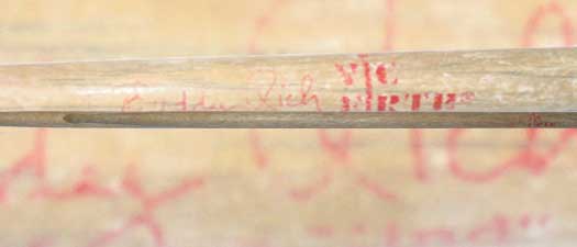 Buddy Rich autographed drumsticks