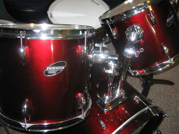 Theresa Damel's Drum Set