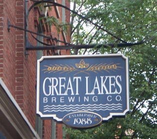 Great Lakes Brewery sign