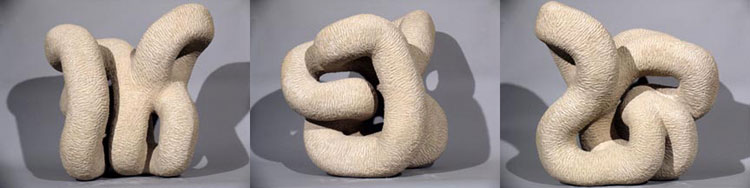 Rough Berea Sandstone abstract sculpture- Soliloquy.