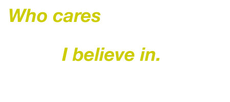 Who cares what people think. I'm standing up for something I believe in. -Heather Gillman