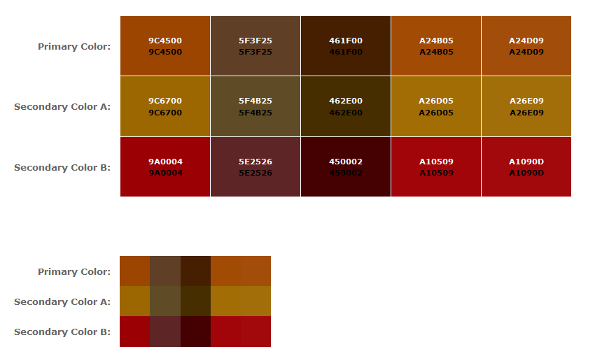 Analogous Palette