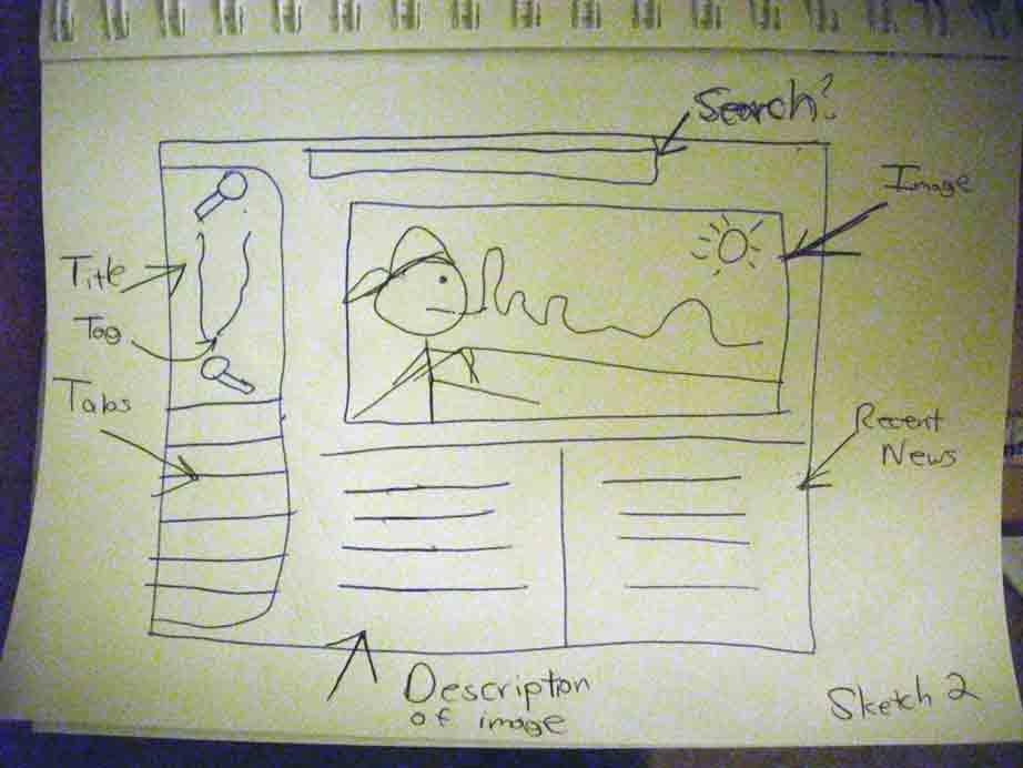 webpage sketch