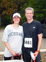 Dave and Katie Windahl after the 2011 hermes river run