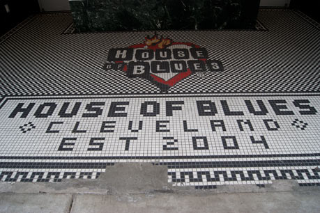 Entryway floor to the House of Blues