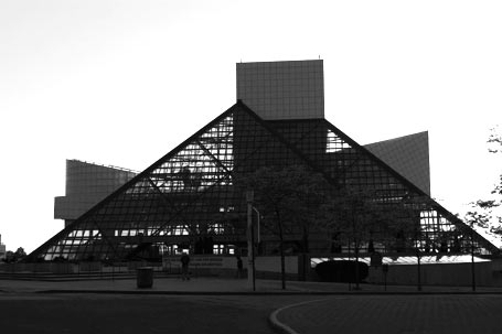 Rock and Roll Hall of Fame during sunset