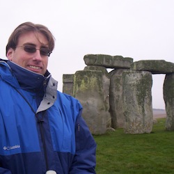 Brian at Stonehenge in England