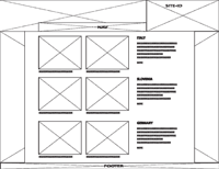 Thumbnail of 3-Row Summary Wireframe Sketch