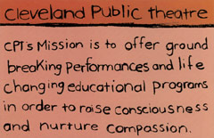 Cleveland PUblic Theater Mission Statement