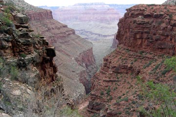 View into side canyon, Grand Canyon