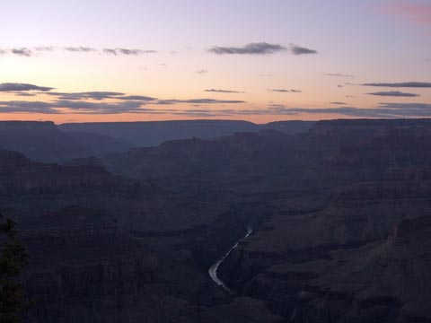 Sunset from Pima Point, Grand Canyon