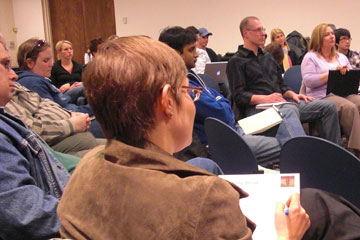 Audience at discussion