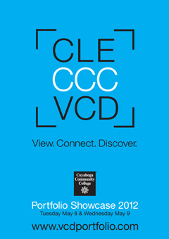 VCD portfolio showcase postcard