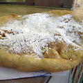 Funnel cake with powdered sugar
