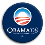 Obama '08 button