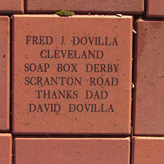 Brick engraved thanks Dad