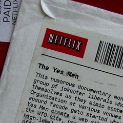 Netflix movie The Yesmen in sleeve