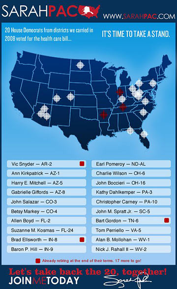 Saraa Palin gunsight map