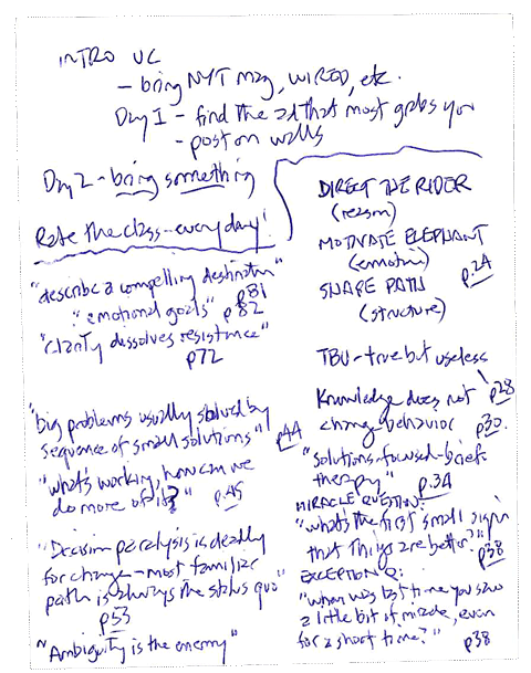 Notes I took while reading Switch