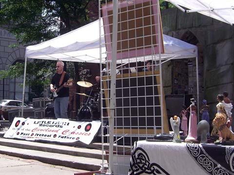 Band playing at Market Square Park