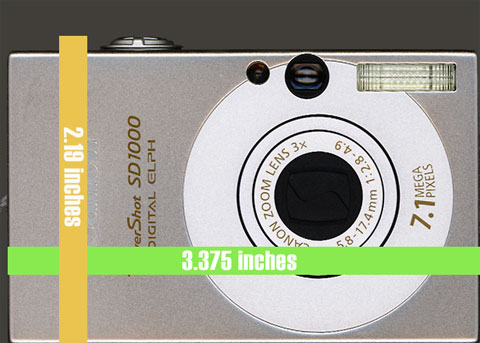 Canon Powershot SD1000 camera