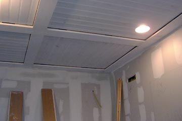 Ceiling nearly finished
