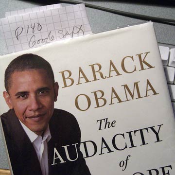 Cover of The Audacity of Hope by Barack Obama
