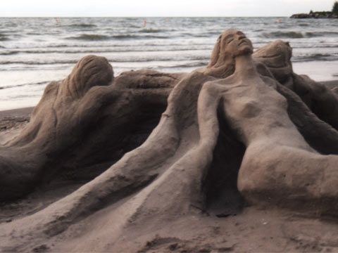 Sand sculpture by Scott Radke