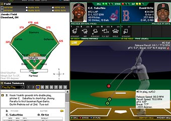 Screenshot of MLB.com Gameday